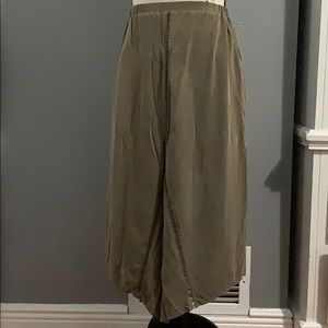 Native Outsiders Green/ Grey Long Skirt